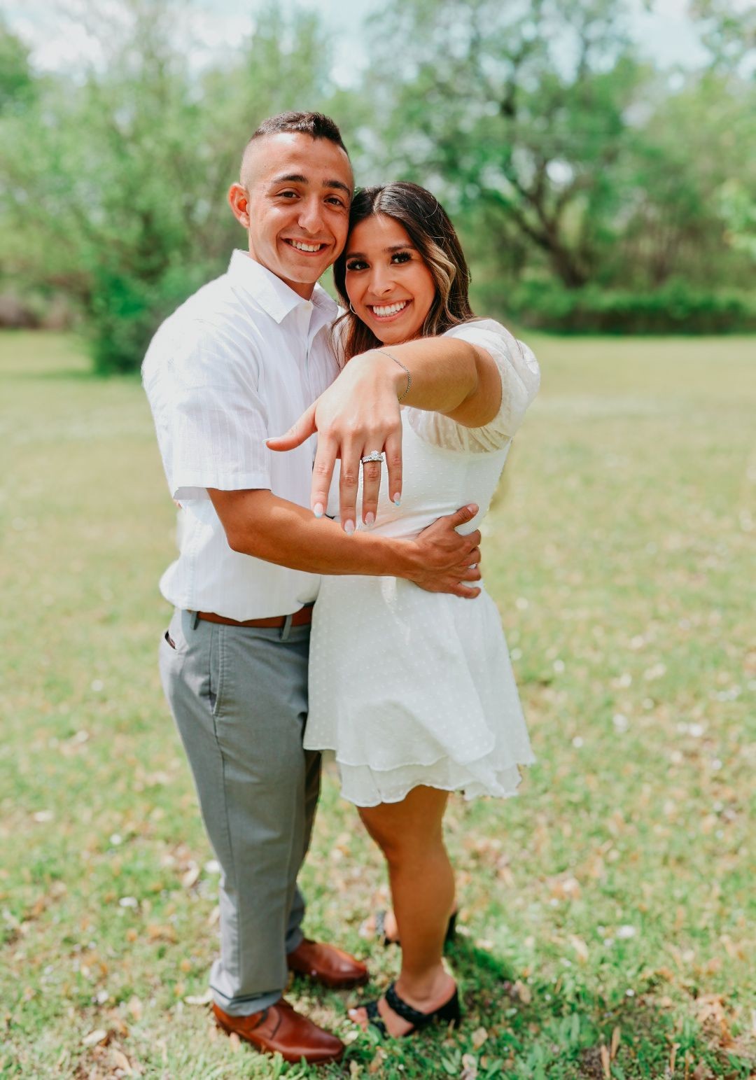 Engagement pictures at Tulsa park 