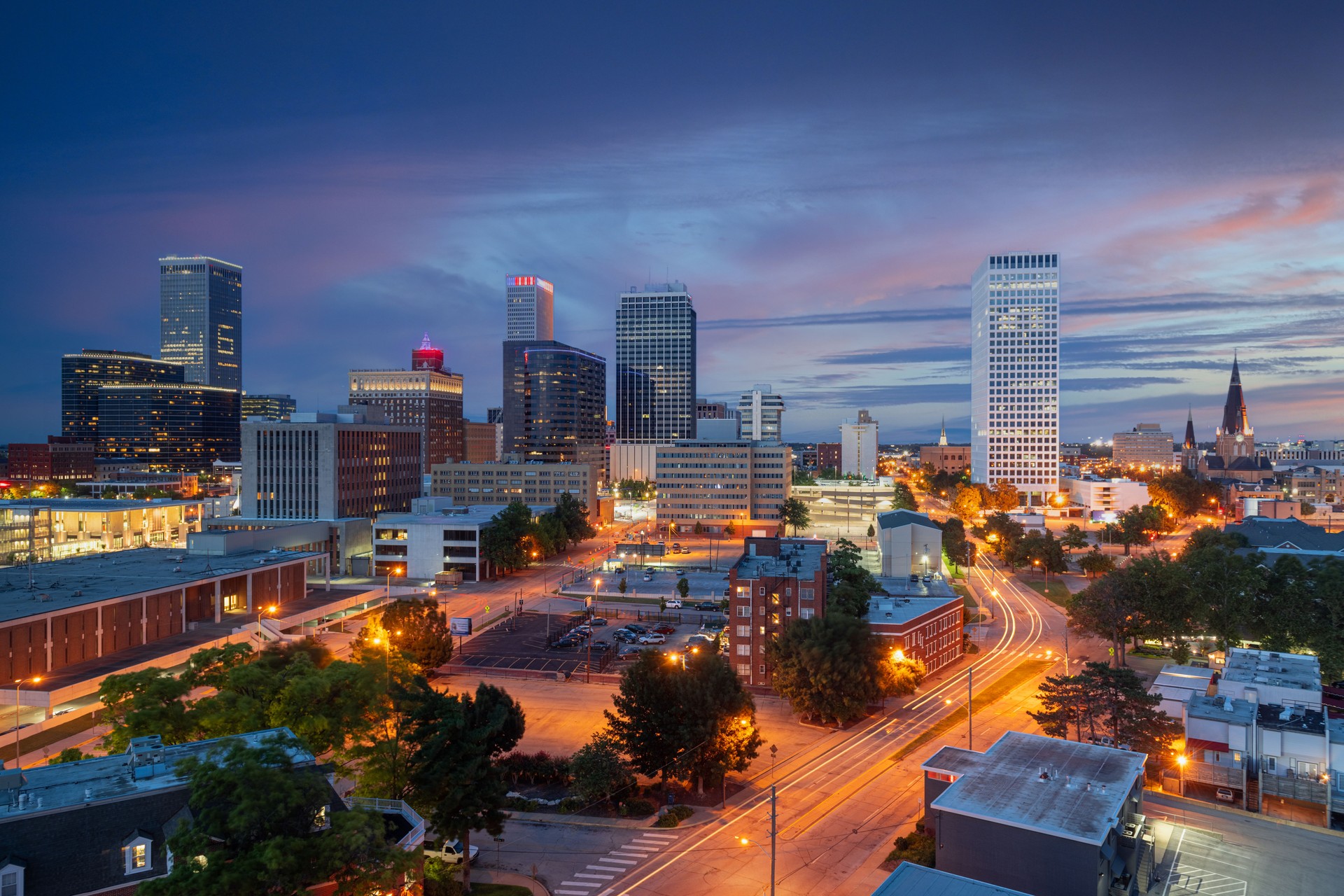 Tulsa, Oklahoma, USA Skyline